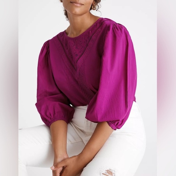 FARM Rio Tops - Farm Rio Anthropologie Kelsie Blouse Size XS